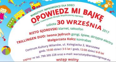 Warsztaty improwizacji dla dzieci „Opowiedz mi bajkę”